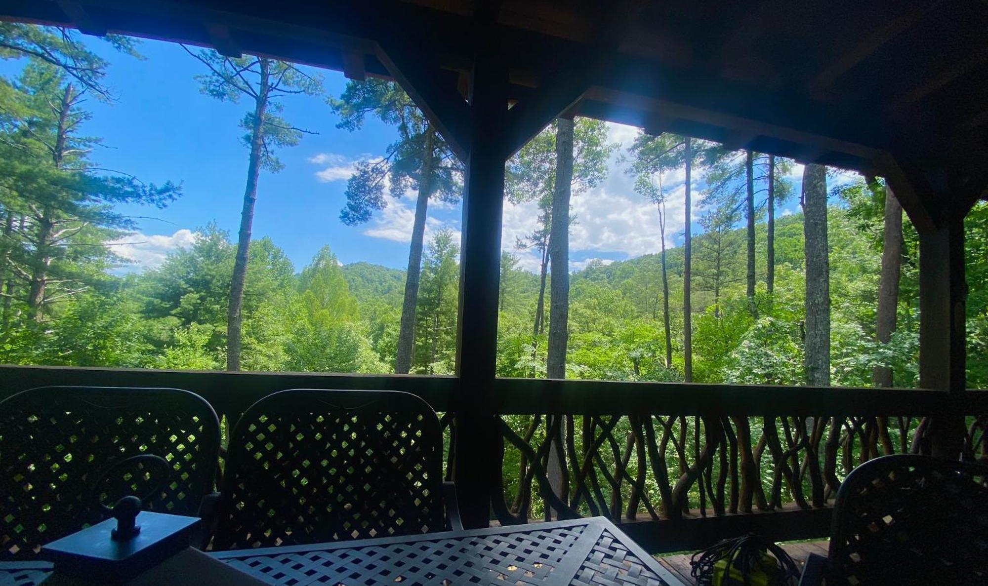 Cherry Log The Cozy Lazy Laurel With Year-Round Mountain Views, Hot Tub, Fire Pitヴィラ エクステリア 写真